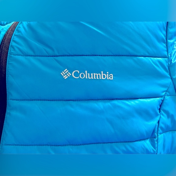 ☘️NWT Women’s Columbia Elm Ridge Puffer Jacket Sz XL in Deep Turquoise Blue - Picture 4 of 7